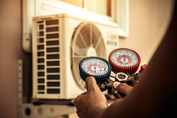 Professional Ductwork Repair technician working in Spicewood, TX